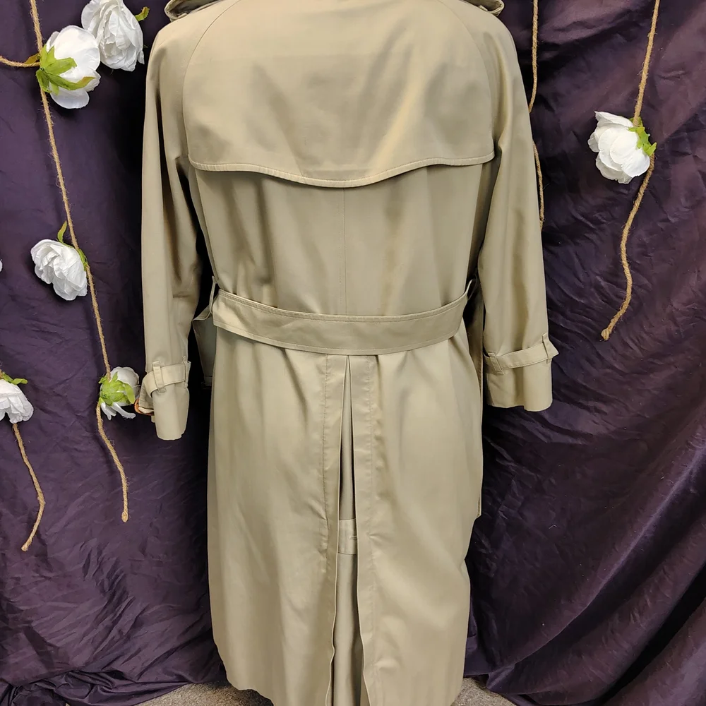 Burberry Beige Double-Breasted Trench Coat - Picture 2 of 4